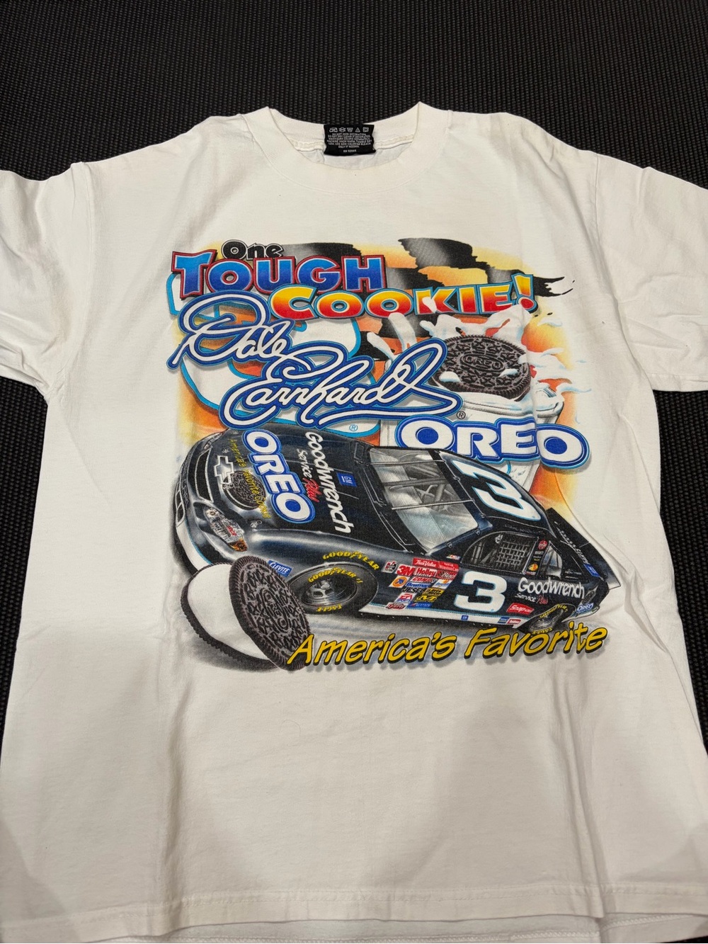 Vintage NASCAR Dale Earnhardt Oreo Racing T-Shirt